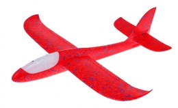 Model Samolotu ze styropianu dla dzieci Czerwony + Ruchomy statecznik + Światełko