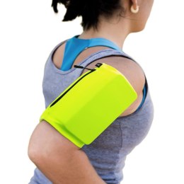 Opaska na ramię do biegania ćwiczeń fitness armband XL zielona HURTEL