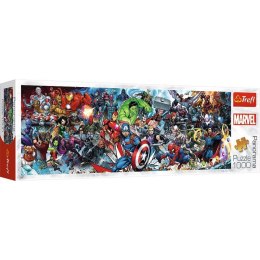 Puzzle 1000 elementów Panorama Marvel The Avengers Trefl